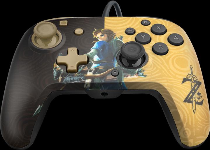 PDP Controller Faceoff Deluxe+Audio Zelda Switch (Switch OLED, Switch)