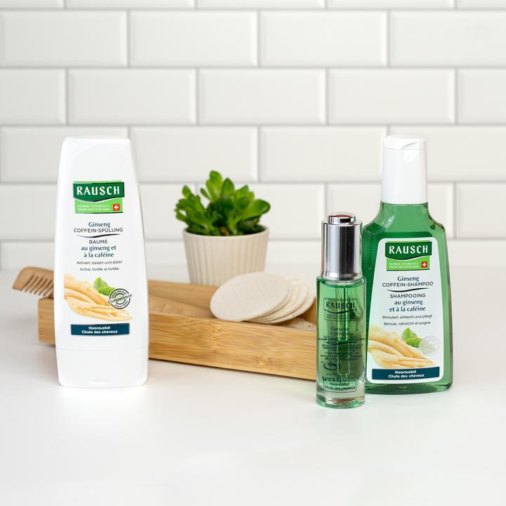 Actual product image Rausch Caffeine shampoo with ginseng (20 ml, Liquid shampoo)