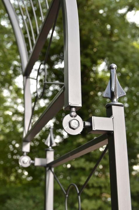Produktbild CLP Rosenbogen Flexi, schwarz (40 cm, 110 cm)