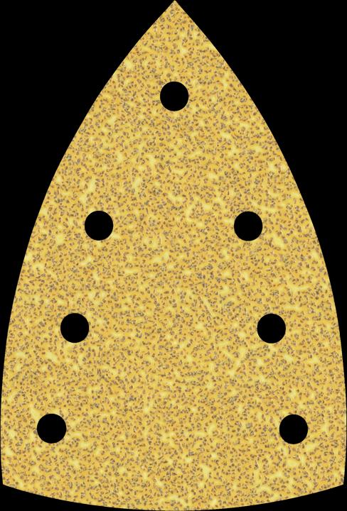Actual product image Bosch Professional Zubehör Accessories 2608901640 Sandpaper for multi-sander grit 40 (L x (G40)
