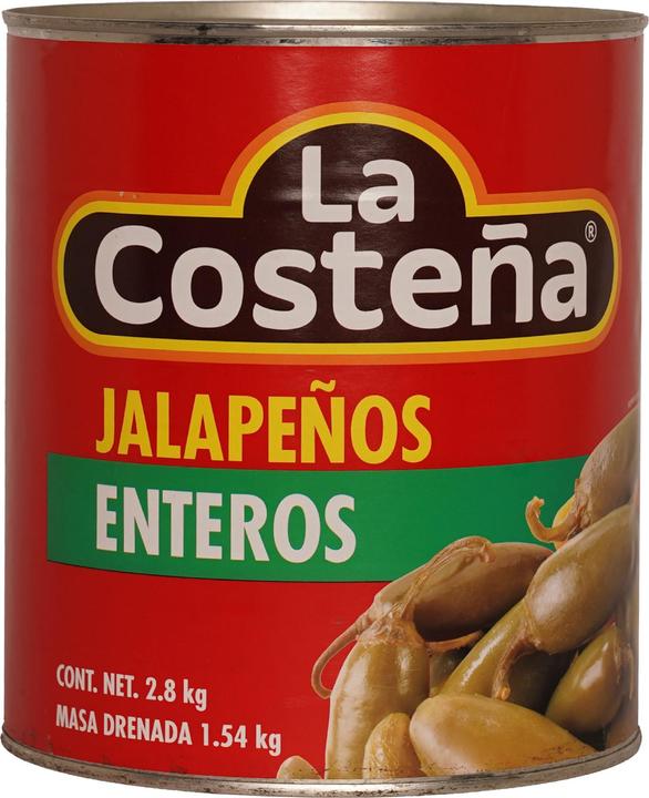 Actual product image La Costeña Whole Chile jalapeños (2800 g)