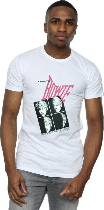 Immagine prodotto David Bowie Serious Moonlight Tour 83 Maglietta Uomo (L)