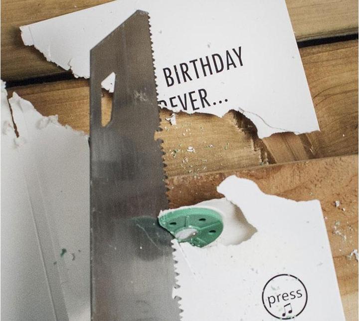 Actual product image TOP Never-Ending Birthday Card (1 pcs.)