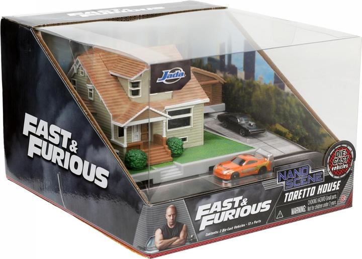 Actual product image Jada F&F Nano Dom's House Display Diorama