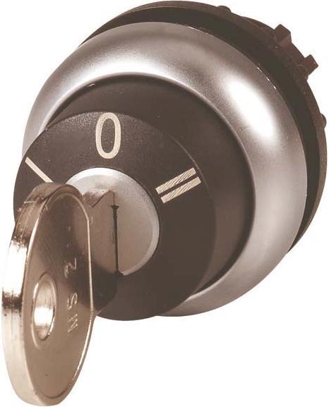 Actual product image Eaton M22-WRS3-MS3 Key button front ring plastic key black 1 pc.