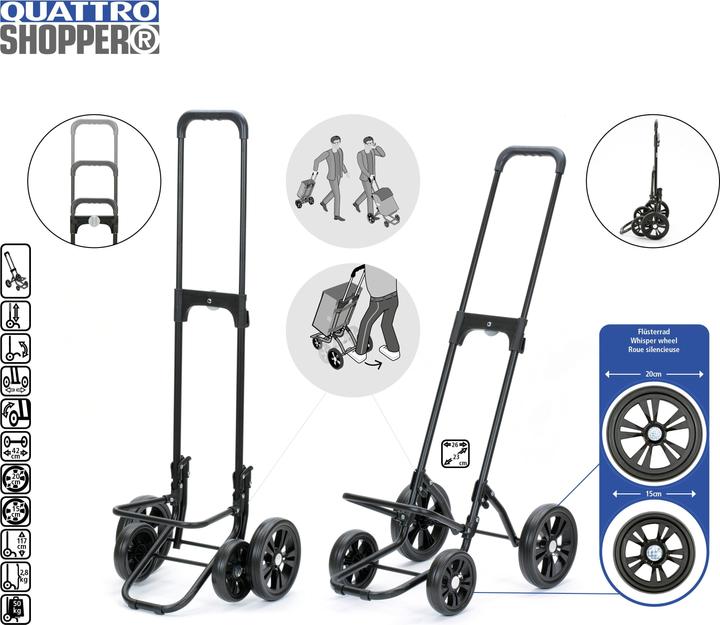 Actual product image Andersen Quattro Shopper Lotta shopping trolley 59 cm