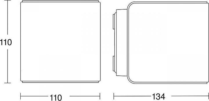 Image du produit Steinel Lampe à détecteur LED Cubo L 840 (339 lm)