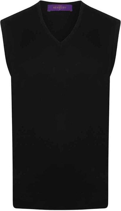 Henbury Sweatshirt VAusschnitt Ärmellos