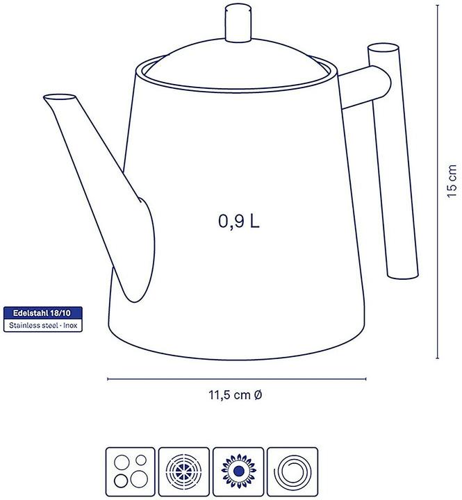 Actual product image Kela Ancona (0.90 l)