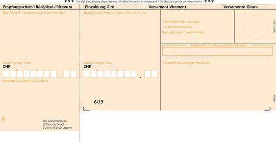 Produktbild Harinacs Rechnungsformular mit Einzahlungsschein (500 x)