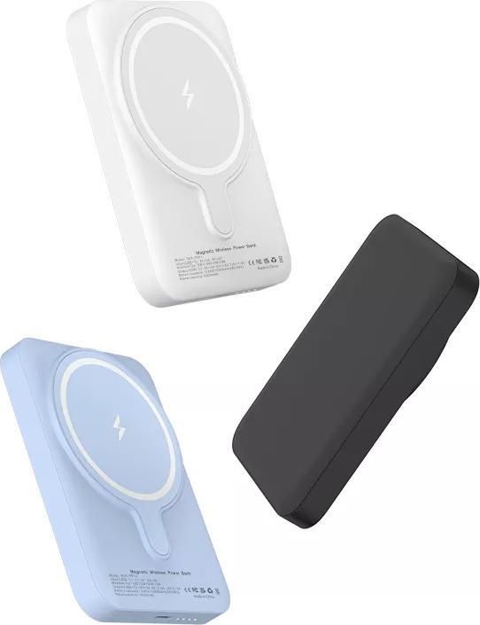 Immagine prodotto PhoneLook Batteria esterna portatile sans fil 2 en 1 MagSafe supporto téléphone 15W Power Bank (5000mAh) (5000 mAh, 15 W)