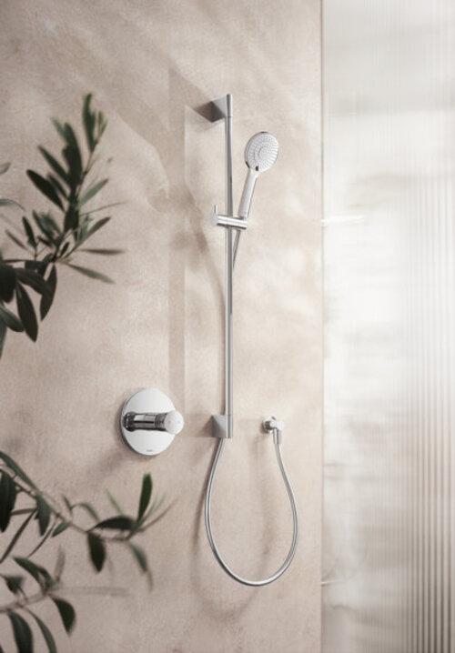 Produktbild Duravit Handbrause 3jet 110 MinusFlow, Strahlart Rain/Soft Rain/Intense Rain, UV65201 (3 Strahlarten, 9.50 l/min)