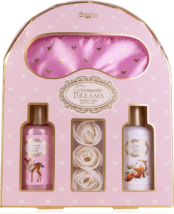Accentra Pflegeset für Frauen ROMANTIC DREAMS in Geschenkverpackung (Körperpflegeset)