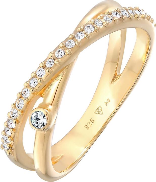 Elli Kristall Ring, Twisted
