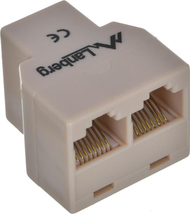 Produktbild Lanberg AD-RJ45-2RJ45-OU (Netzwerk Zubehör)