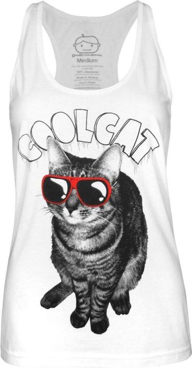 Immagine prodotto Goodie Two Sleeves Cool Canotta Gatto Donna (L)