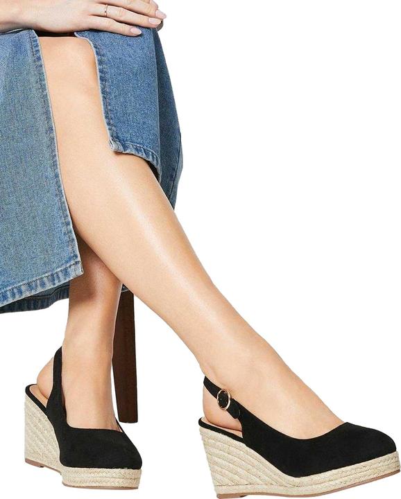 Actual product image Dorothy Perkins Womens/Ladies Riya Sling Back Wide Wedge (37)