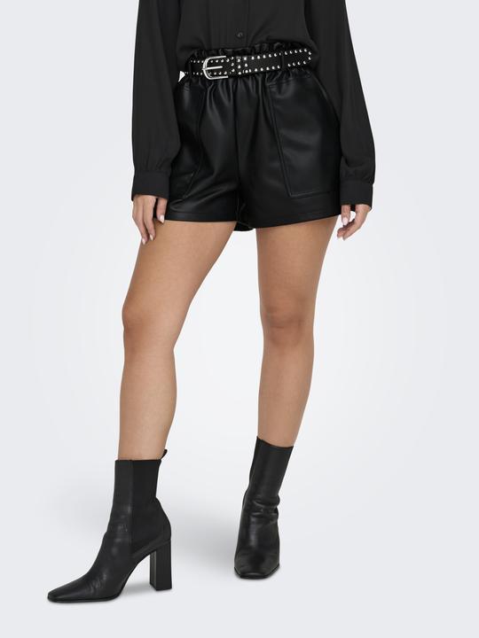 Immagine prodotto JdY JDYMAYA Pantaloncini a vita alta regular fit in ecopelle Pantaloncini in ecopelle (XL)