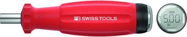 Image du produit PB Swiss Tools Tournevis dynamométrique, avec affichage numérique, prise D-6,3 bits, 500 cN-m (1/4", 10000 Nm, 50000 Nm)