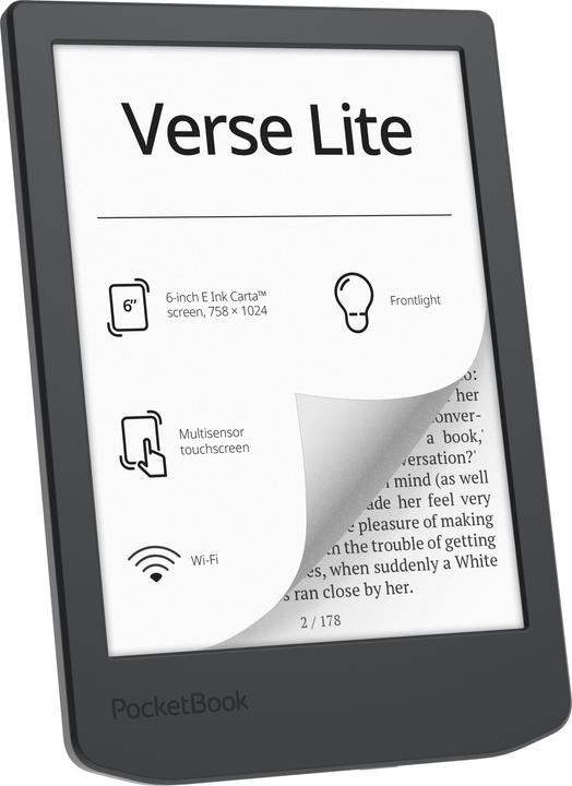 Produktbild PocketBook Verse Lite (6", 8 GB, Midnight Grey)