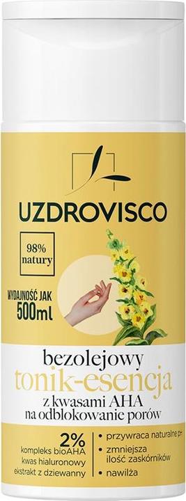 Produktbild Uzdrovisco Oil-Free Tonic-Essence With Aha Acids 150Ml (Tonic, 150 ml)