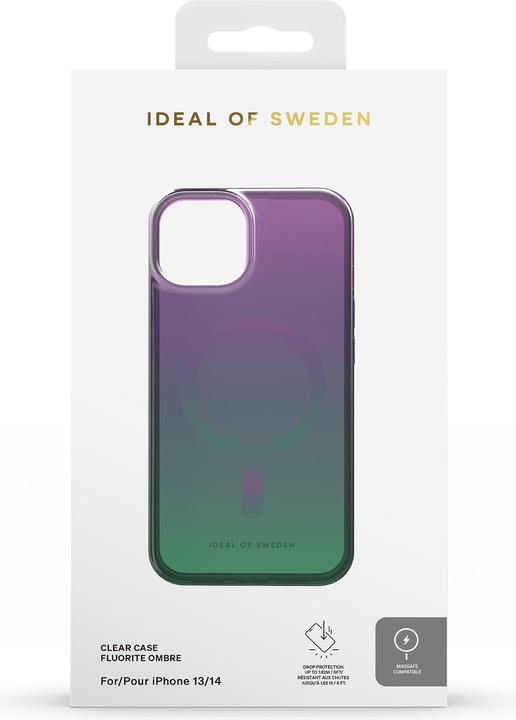 Actual product image iDeal Of Sweden Clear Case MagSafe iPhone 13/14 Fluorite Ombre (Apple iPhone 13)