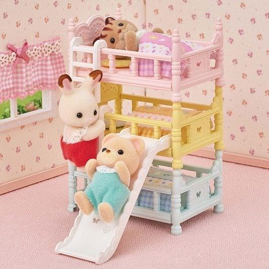 Immagine prodotto Sylvanian Families Letto a soppalco per bambini a tre piani