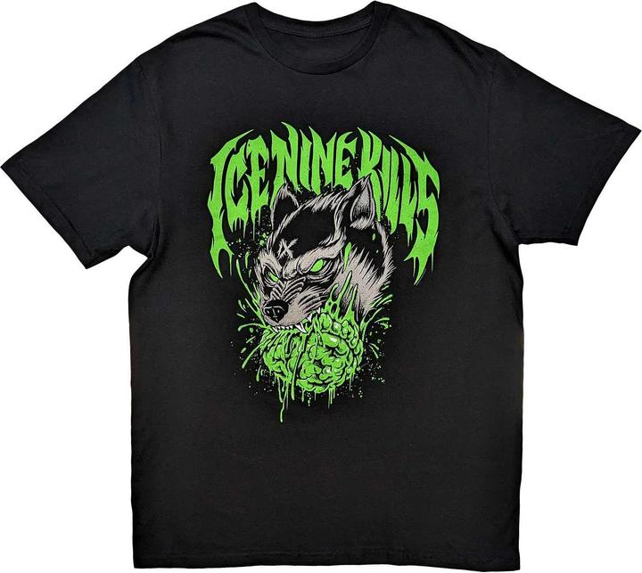 Actual product image Ice Nine Kills Unisex Adult Wolf Cotton T-Shirt (S)