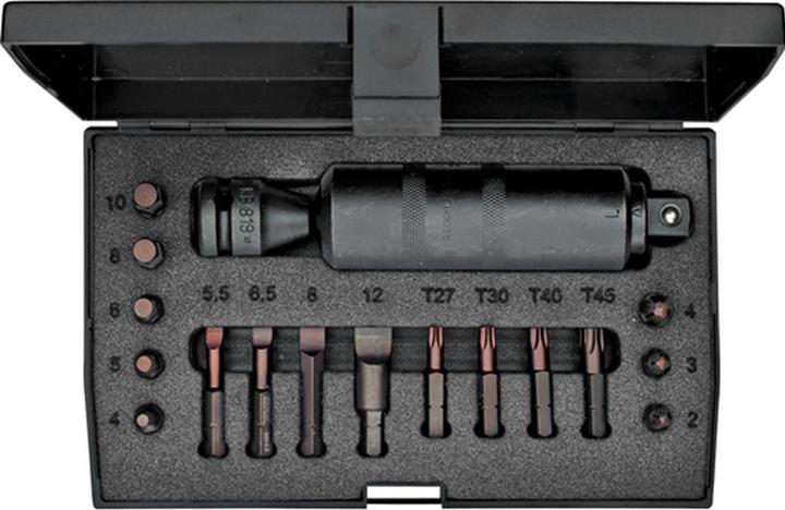 Produktbild Gedore K 1900-018 Schraubenlösersatz 1/2", 18-teilig