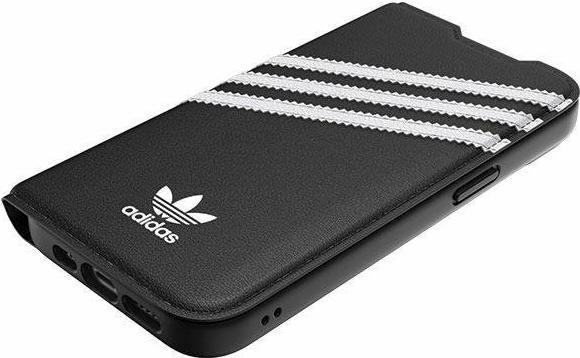Produktbild adidas OR Booklet Case PU iPhone 14 6.1" czarno biały/black white 50195 (Apple iPhone 14)