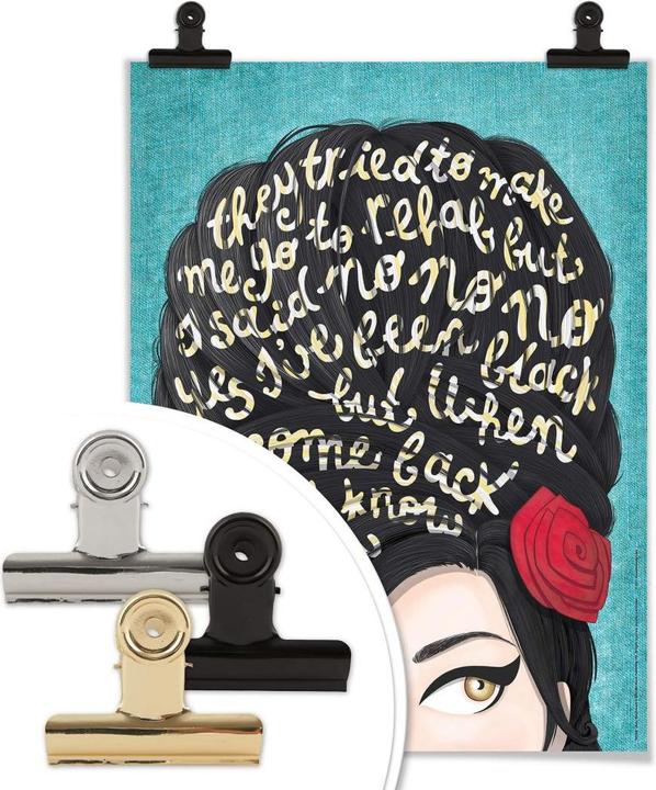 Image du produit Trenddeko Tohmé - Amy Winehouse : Réadaptation (40 x 50 cm)