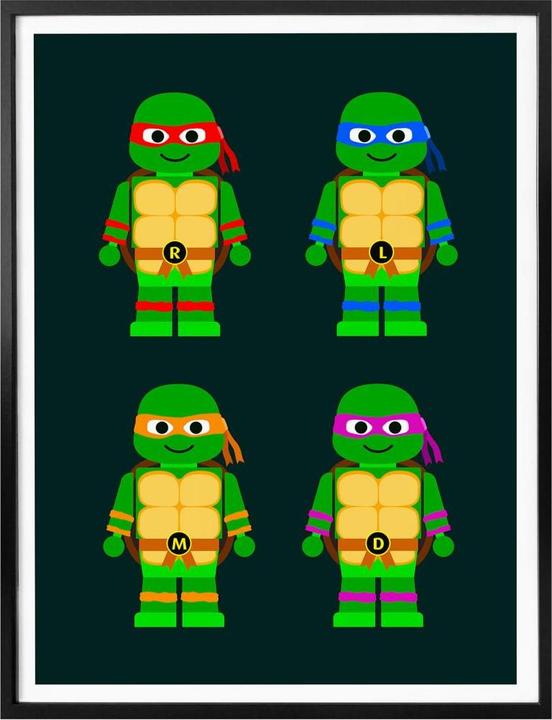Image du produit Trenddeko Jouet Teenage Mutant Ninja Turtles (80 x 100 cm)