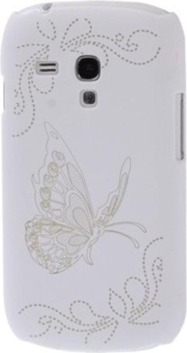 Produktbild König Design Schutzhülle Hard Case Hülle für Handy Samsung Galaxy mini / i8190 / i8195 / i8200 weiss (Samsung Galaxy S3 Mini)