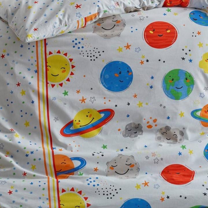 Image du produit Cotton Box Parure de lit bébé Planet (100 x 135 cm, 40 x 60 cm, 35 x 45 cm)