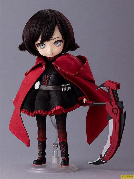 Actual product image Good Smile Company RWBY: Ice Queendom figurine Doll Harmonia Humming Ruby Rose 23 cm