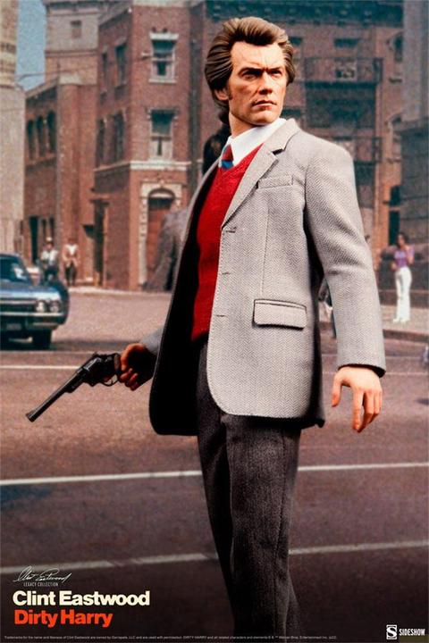 Actual product image Sideshow L'Inspecteur Harry figurine 1/6 Clint Eastwood Legacy Collection Harry Callahan 30 cm