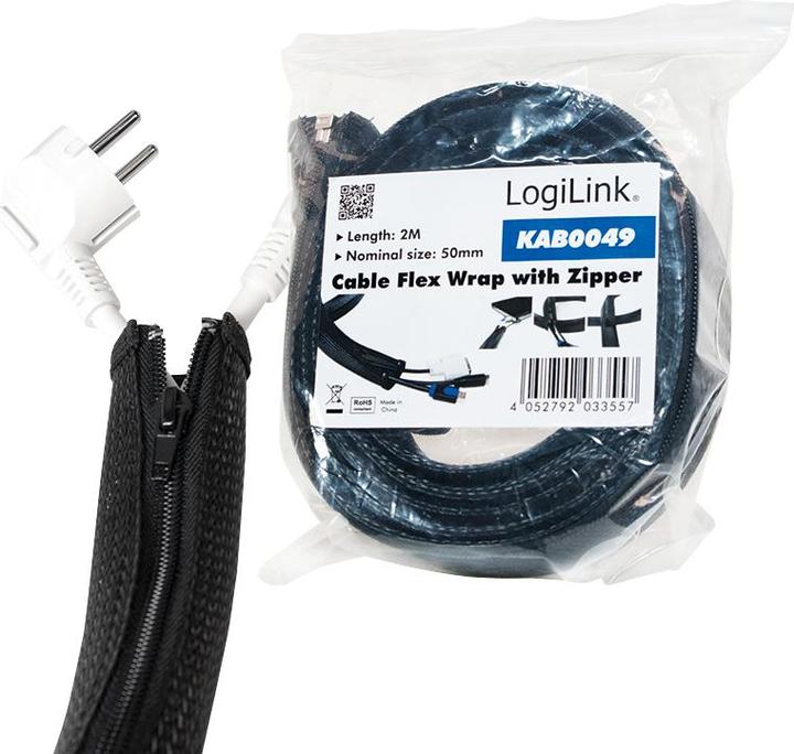 Immagine prodotto LogiLink Protezione dei cavi (Tubo cavi, 200 cm)