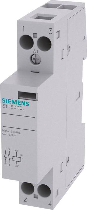 Produktbild Siemens INSTA-Schütz mit 2 Schliessern, Kontakt für AC 230V, 400V 20A Ansteuerung AC 230V