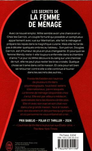 Image du produit Les secrets de la femme de ménage (Français, McFadden Freida, 2024)