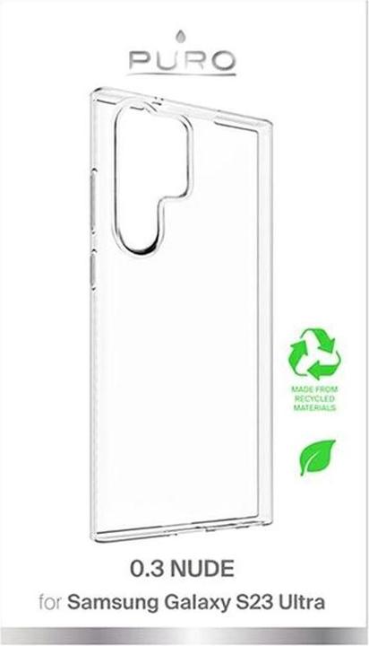 Produktbild Puro 0.3 Nude - Etui ekologiczne Samsung Galaxy S23 Ultra (przezroczysty) (Samsung Galaxy S23 Ultra)