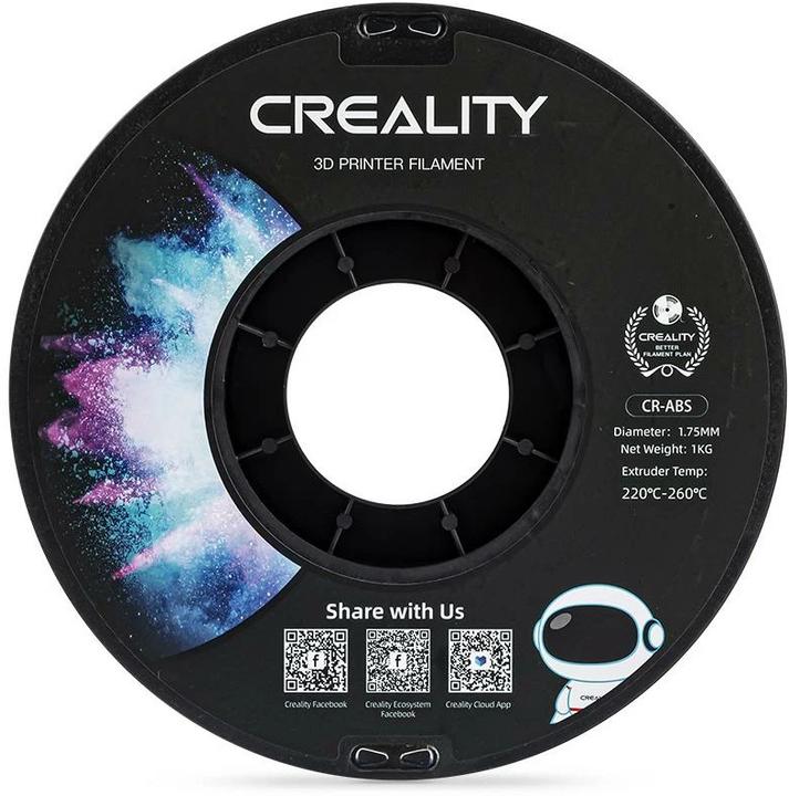 Produktbild Creality Filament ABS, Rot, 1.75 mm, 1 kg (ABS, 1.75 mm, 1000 g, Rot)