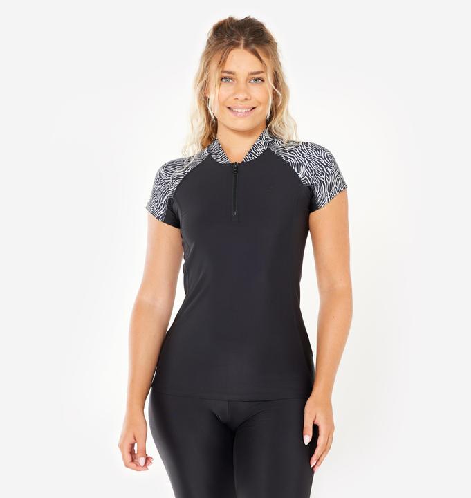 Image du produit Nabaiji Top manches courtes d'aquagym et d'aquafitness Femme - Rachel noir (38)