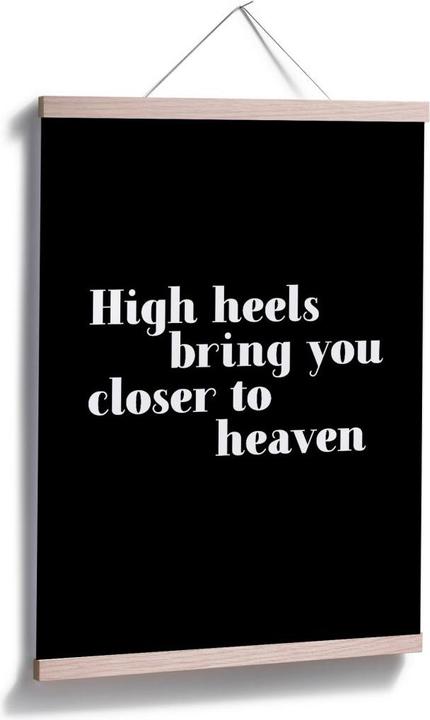 Actual product image Trenddeko High heels bring you closer (50 x 60 cm)