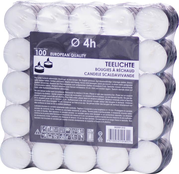 Immagine prodotto Balthasar Luci da tè (100 pz.)