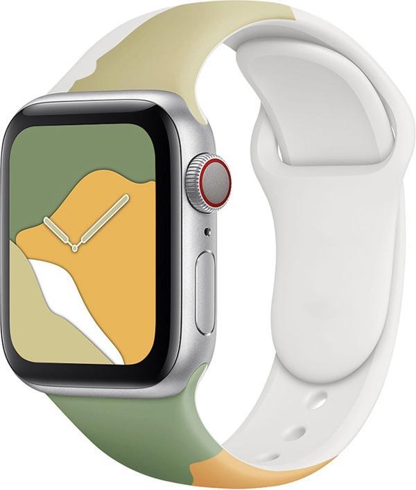 Actual product image EKO Watch strap TPU Patchwork Green (TPU)