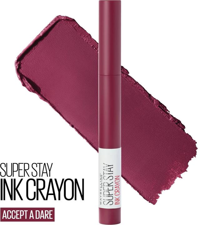Actual product image Maybelline New York Super Stay Ink Crayon (Rose)