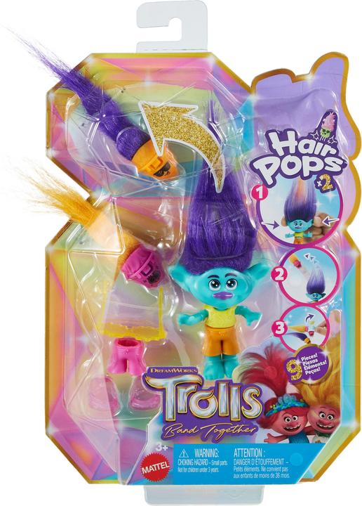 Produktbild Mattel Trolls Haarige Überraschungen Branch