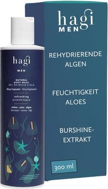 Actual product image Hagi Men Ahoj Captain Natural Cleansing Gel For Men 300Ml (300 ml, Bath oil)