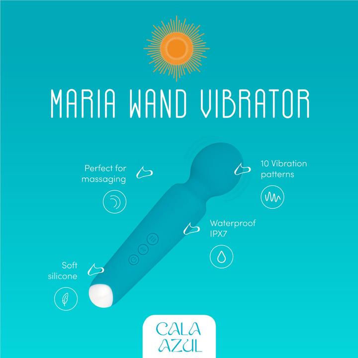 Produktbild Cala Azul Maria Zauberstab Vibrator Azul