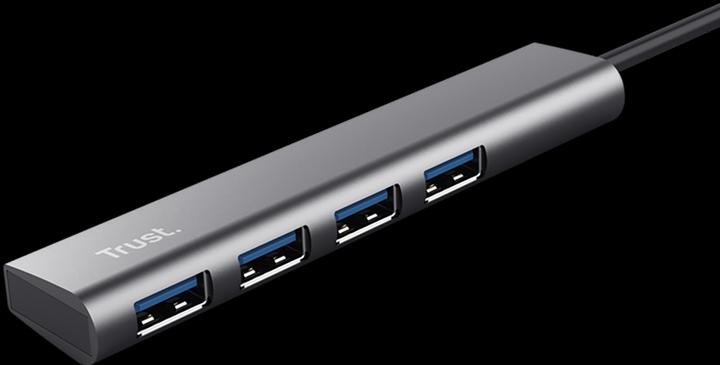Productafbeelding Trust HALYX 4-POORTS USB 3.2 GEN1 HUB (USB-C, 4 Havens)